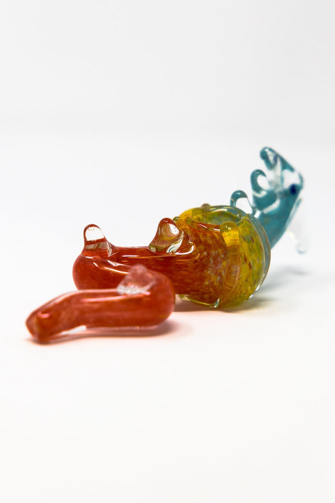 5" Collectible Dragon Glass Hand Pipe