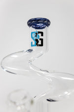Lavender 10" Stoned Genie Glass Blue Designer Zong