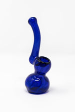 Dark Blue 5" Premium Blue Glass Handmade Bubbler