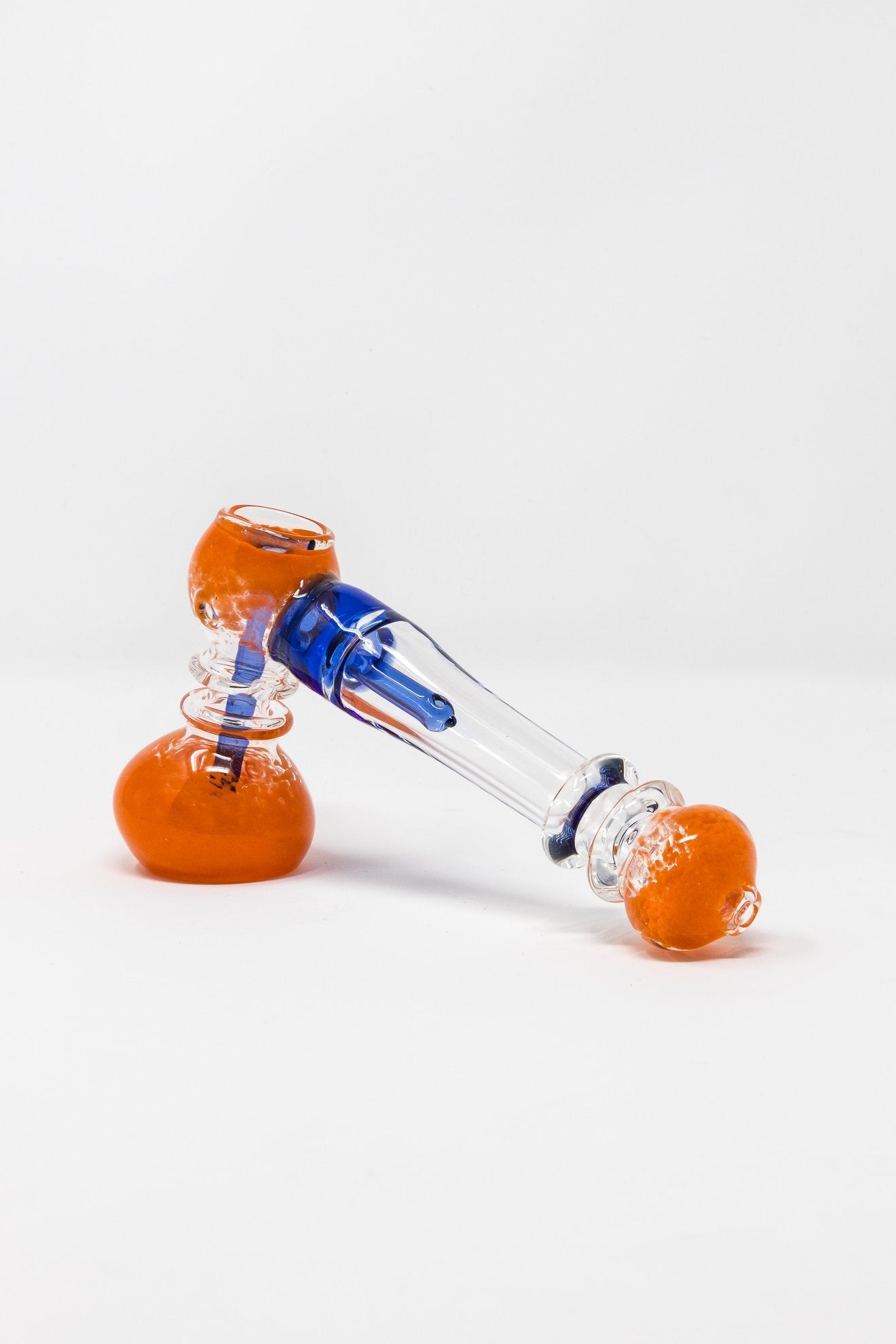 7" Orange/Blue Hammer Bubbler