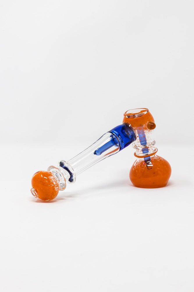 7" Orange/Blue Hammer Bubbler