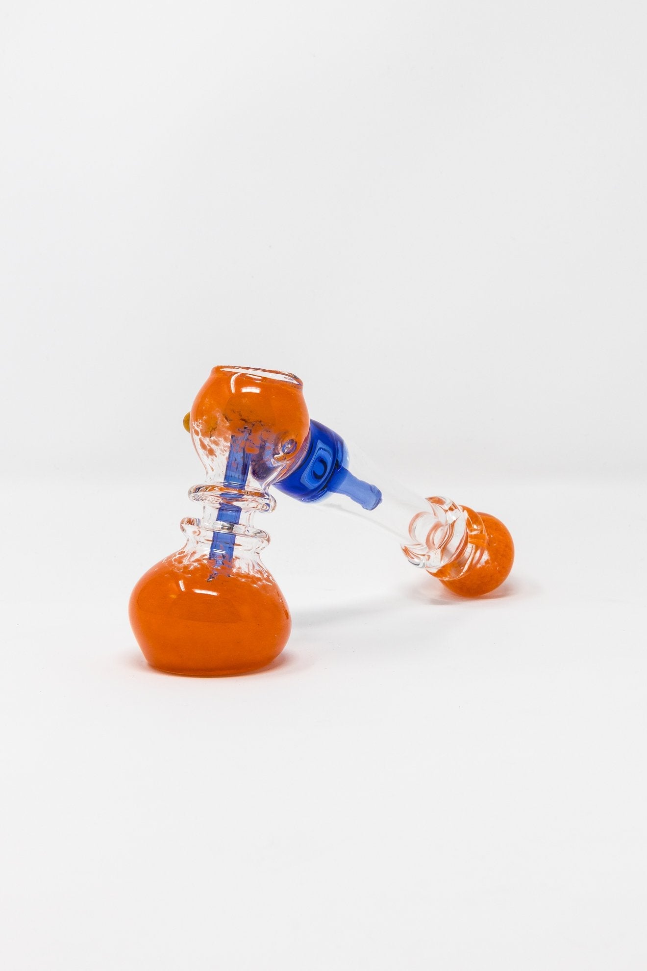7" Orange/Blue Hammer Bubbler