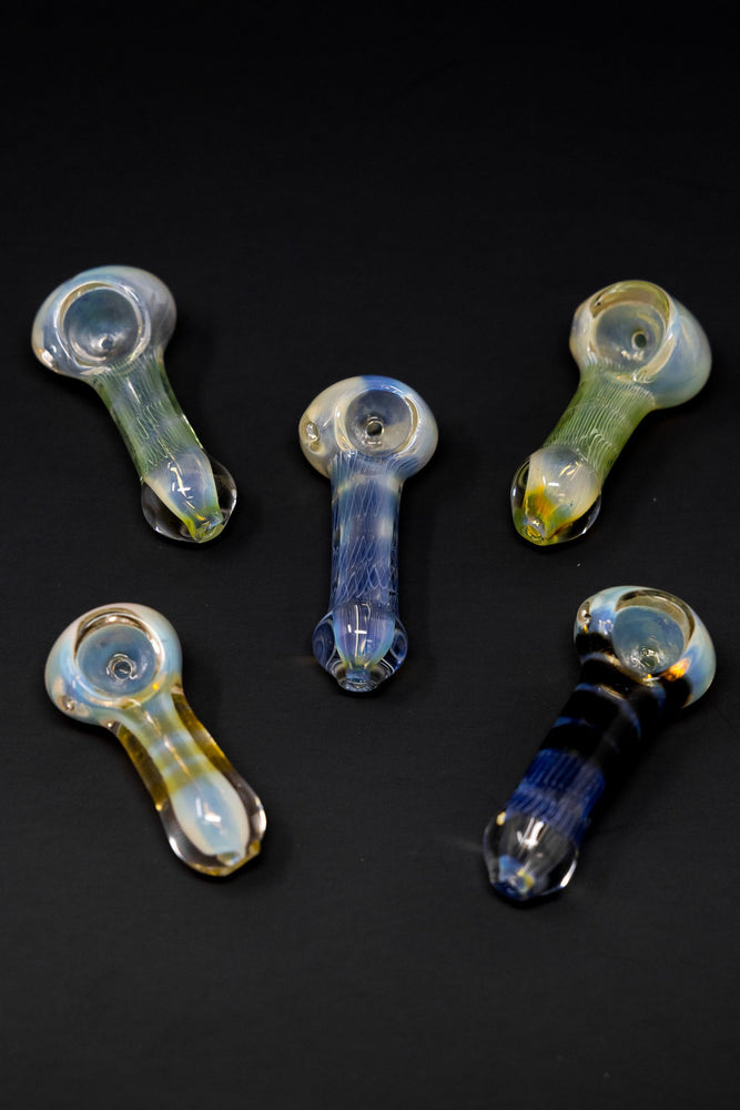 Black 3" Stoned Genie Fumed Glass Peanut Pipes. Buy 2 get 1 Free. StonedGenie.com Glass Pipes