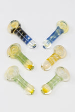 Gray 3" Stoned Genie Fumed Glass Peanut Pipes. Buy 2 get 1 Free. StonedGenie.com Glass Pipes