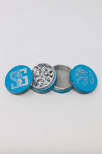 4 pc Teal Magnetic Elephant Metal Grinder w/ Sharp Teeth