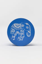 4 pc Blue Magnetic Elephant Metal Grinder w/ Sharp Teeth