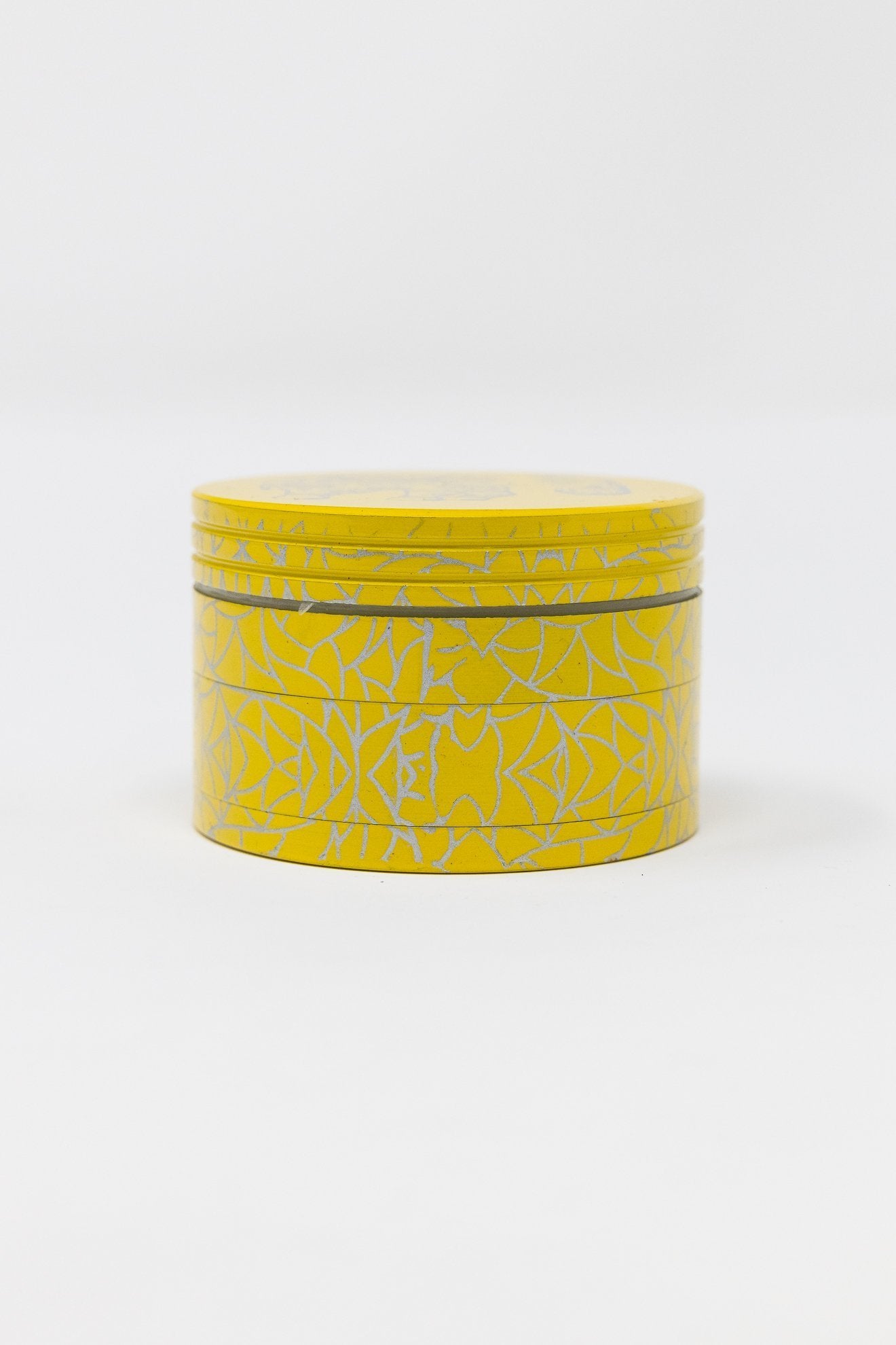 4 pc Yellow Magnetic Elephant Metal Grinder w/ Sharp Teeth