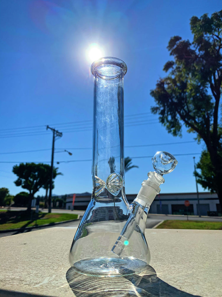 10" Classic Beaker Bong w/ Ice Catcher