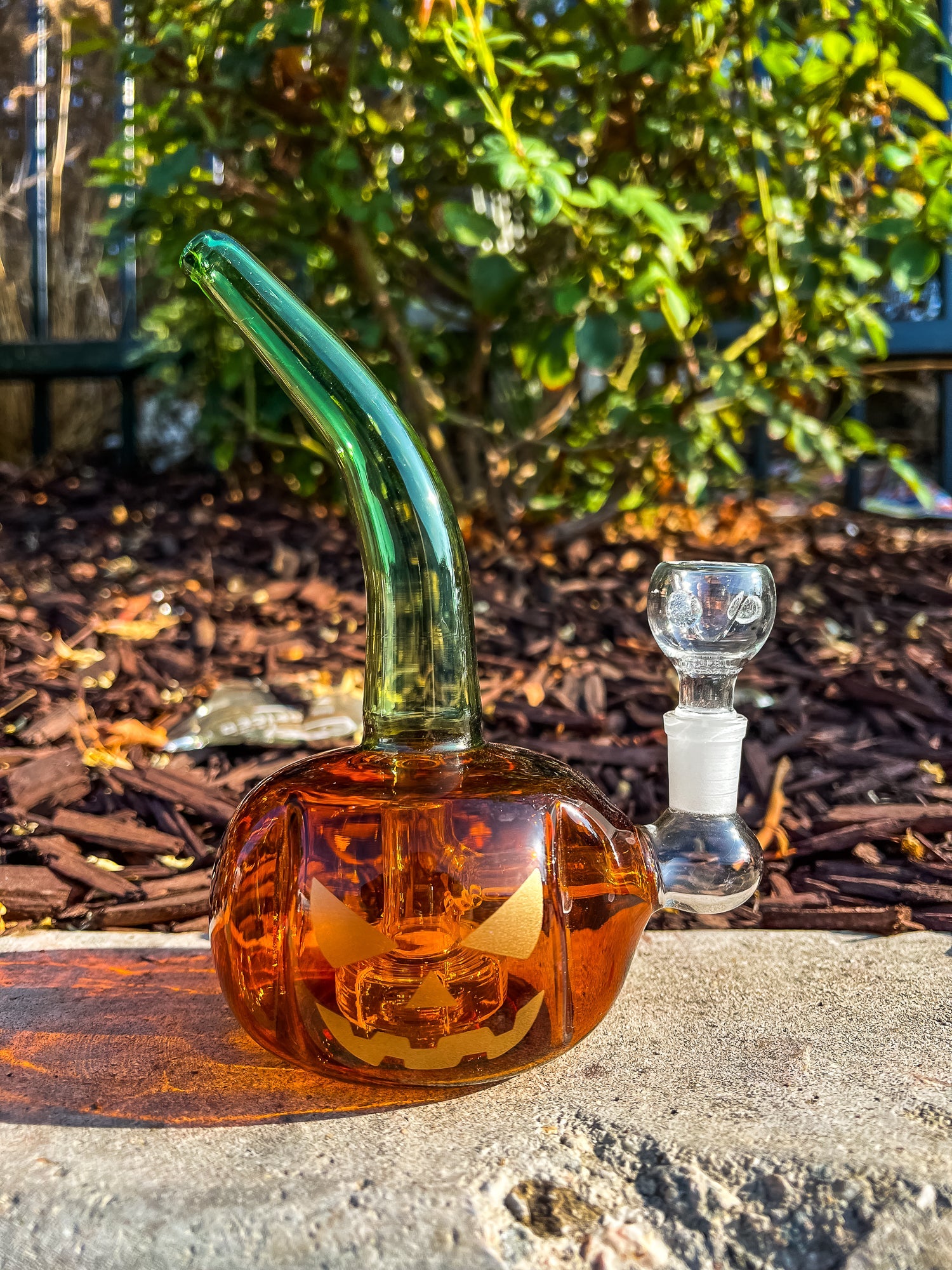 8" Pumpkin Bong