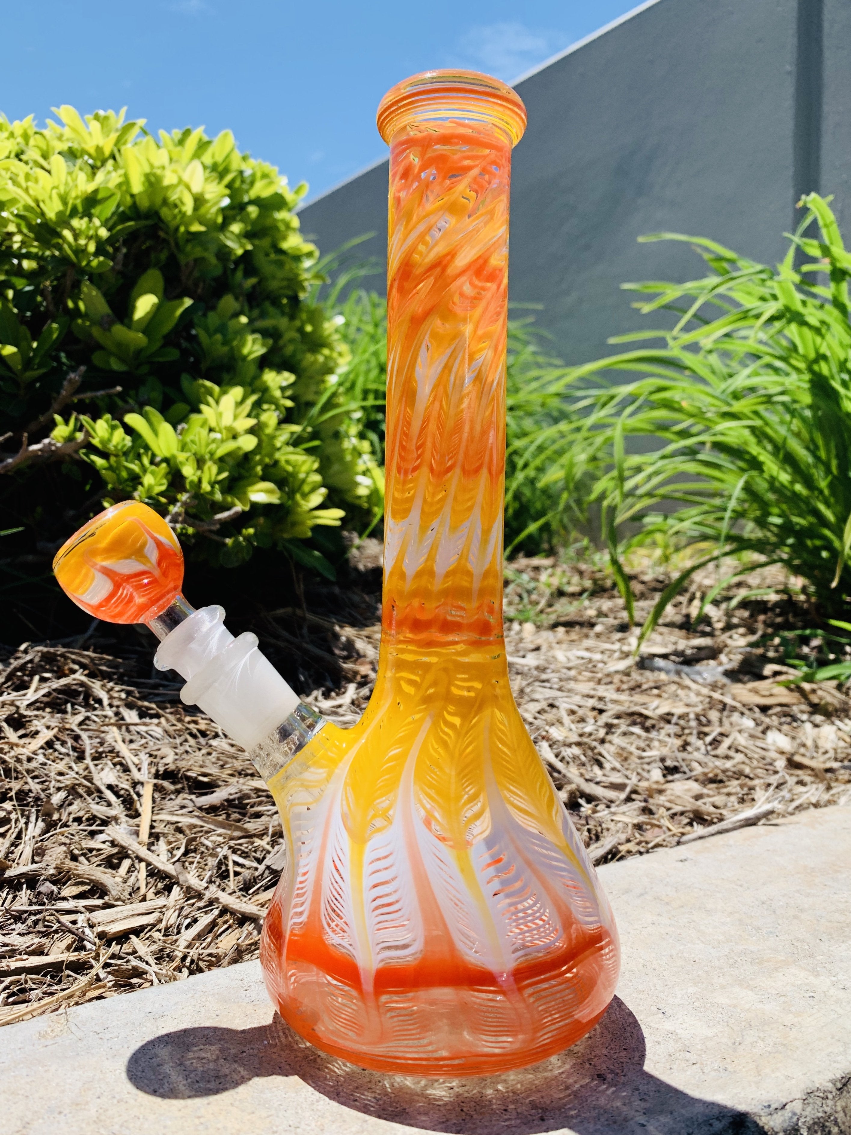 10" Candy Corn Bong
