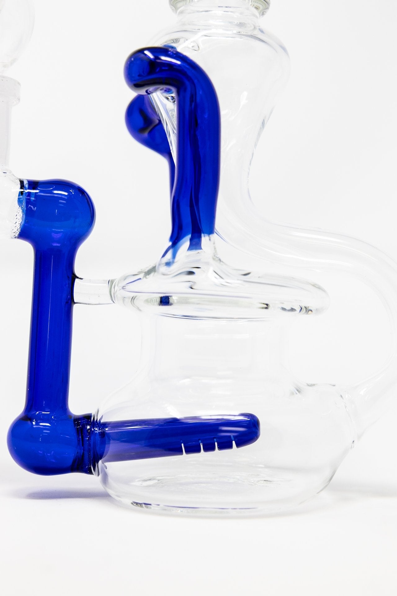 7" Colored Joint Recycler Dab Rig StonedGenie.com