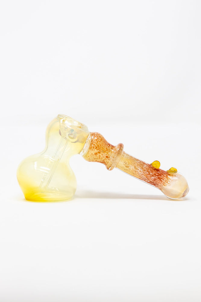 6" Fumed Color Changing Hammer Bubbler