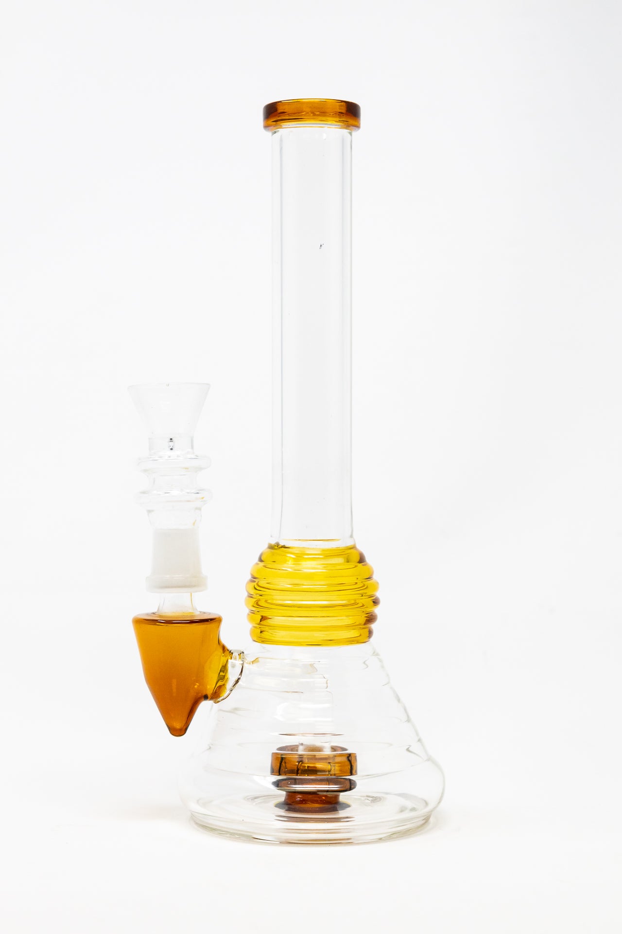 10" Yellow Multiring Dab Rig