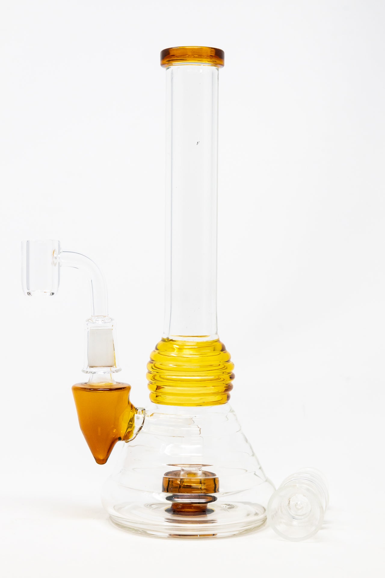10" Yellow Multiring Dab Rig