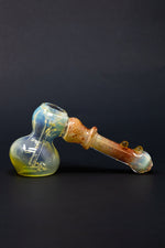 6" Fumed Color Changing Hammer Bubbler