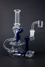 7" Colored Joint Recycler Dab Rig