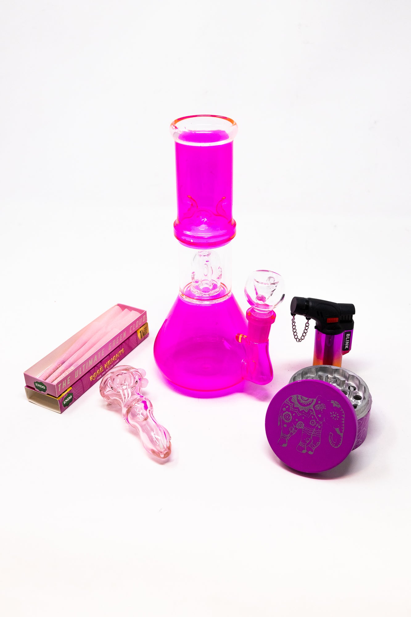 8" Pink Side Joint Combo