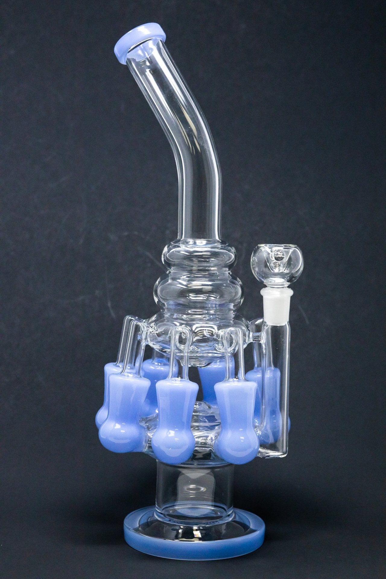 12" Seven Side Recycler Bong