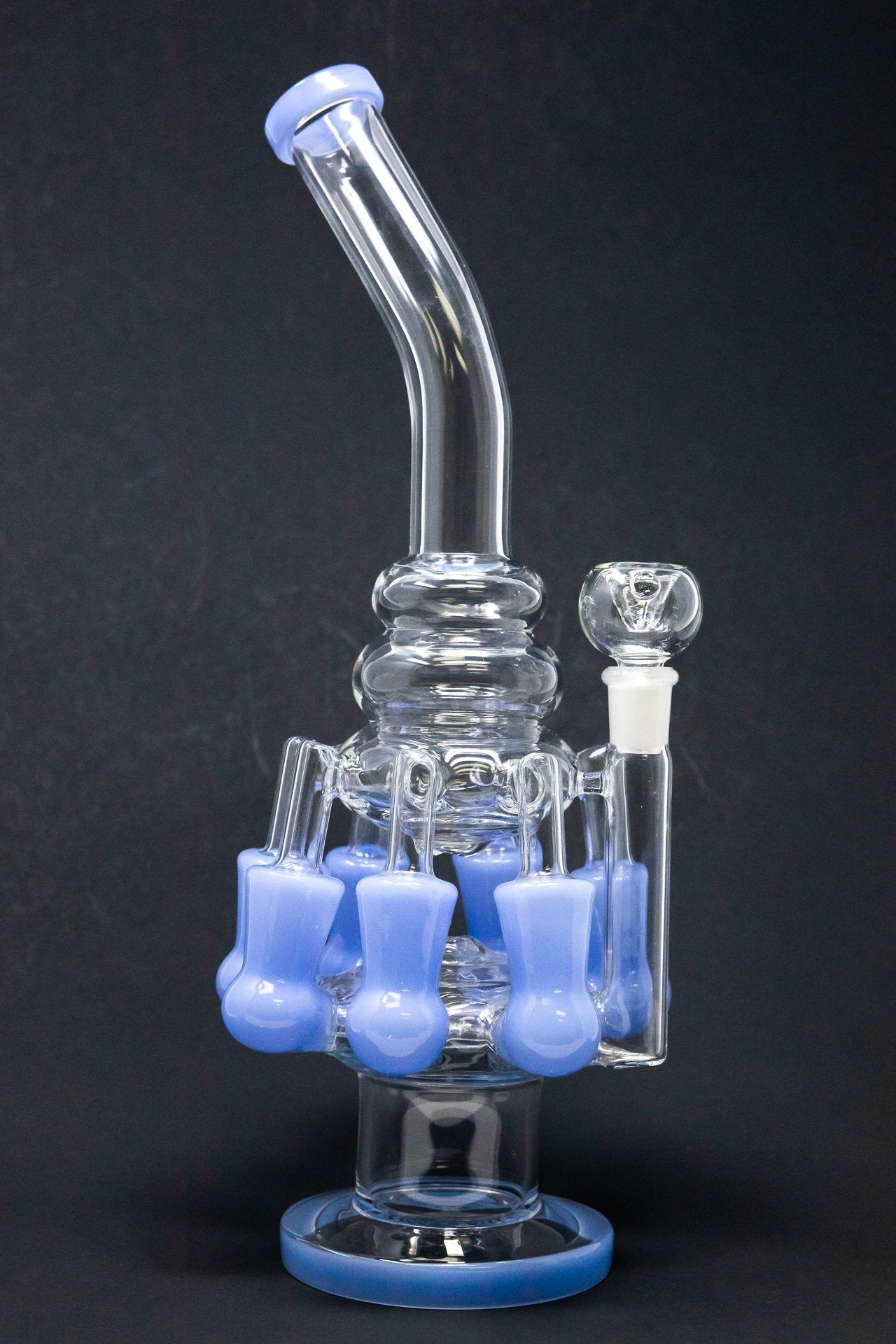 12" Seven Side Recycler Bong