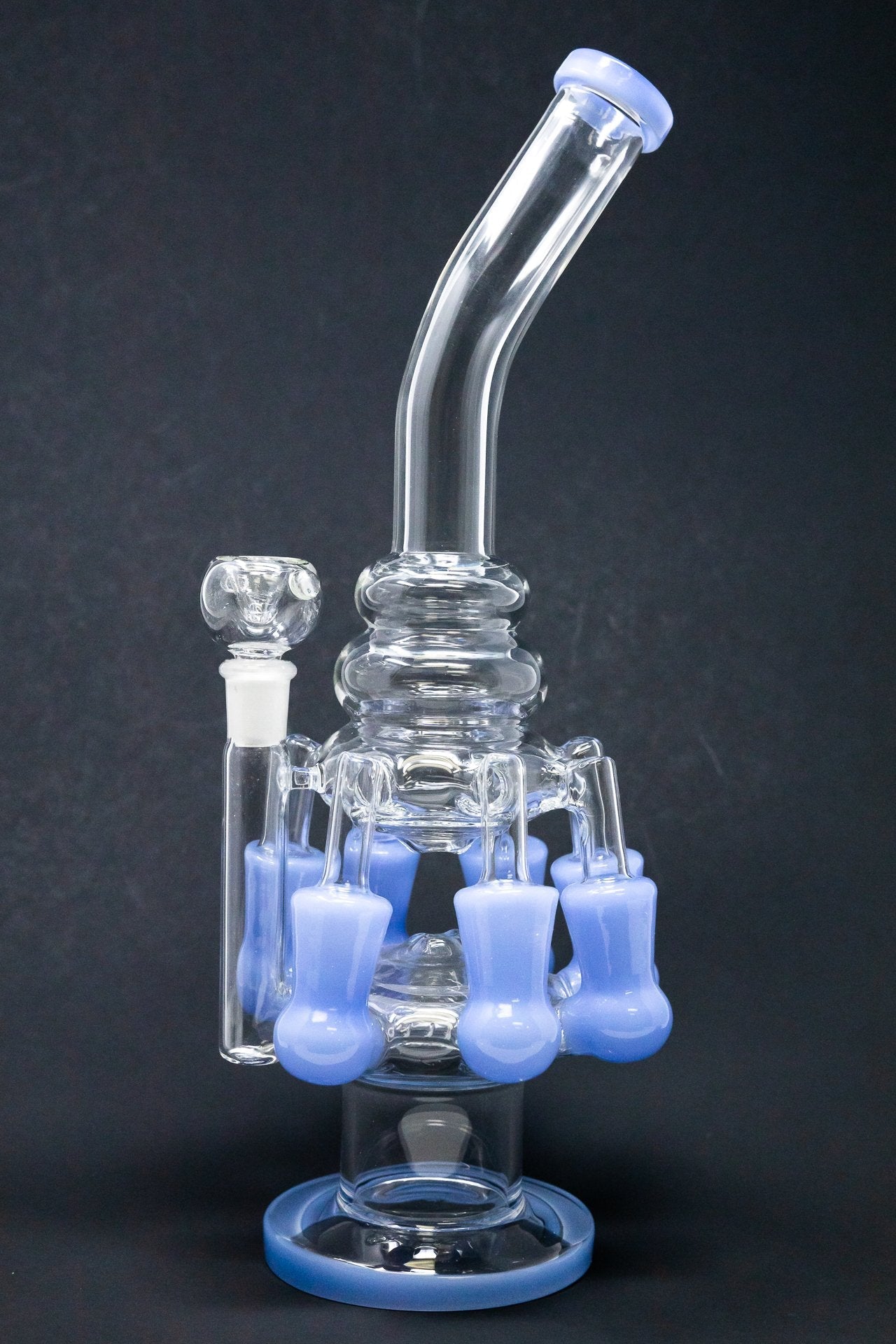 12" Seven Side Recycler Bong