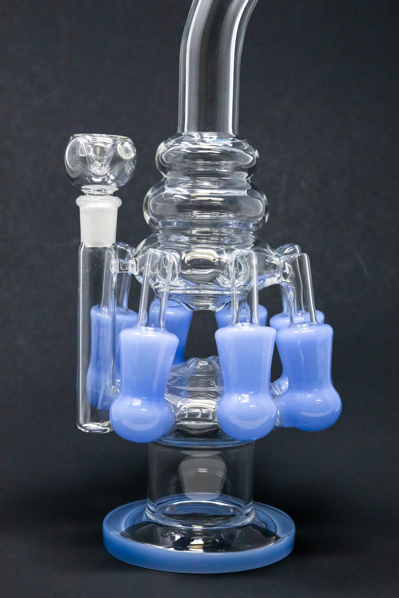 12" Seven Side Recycler Bong