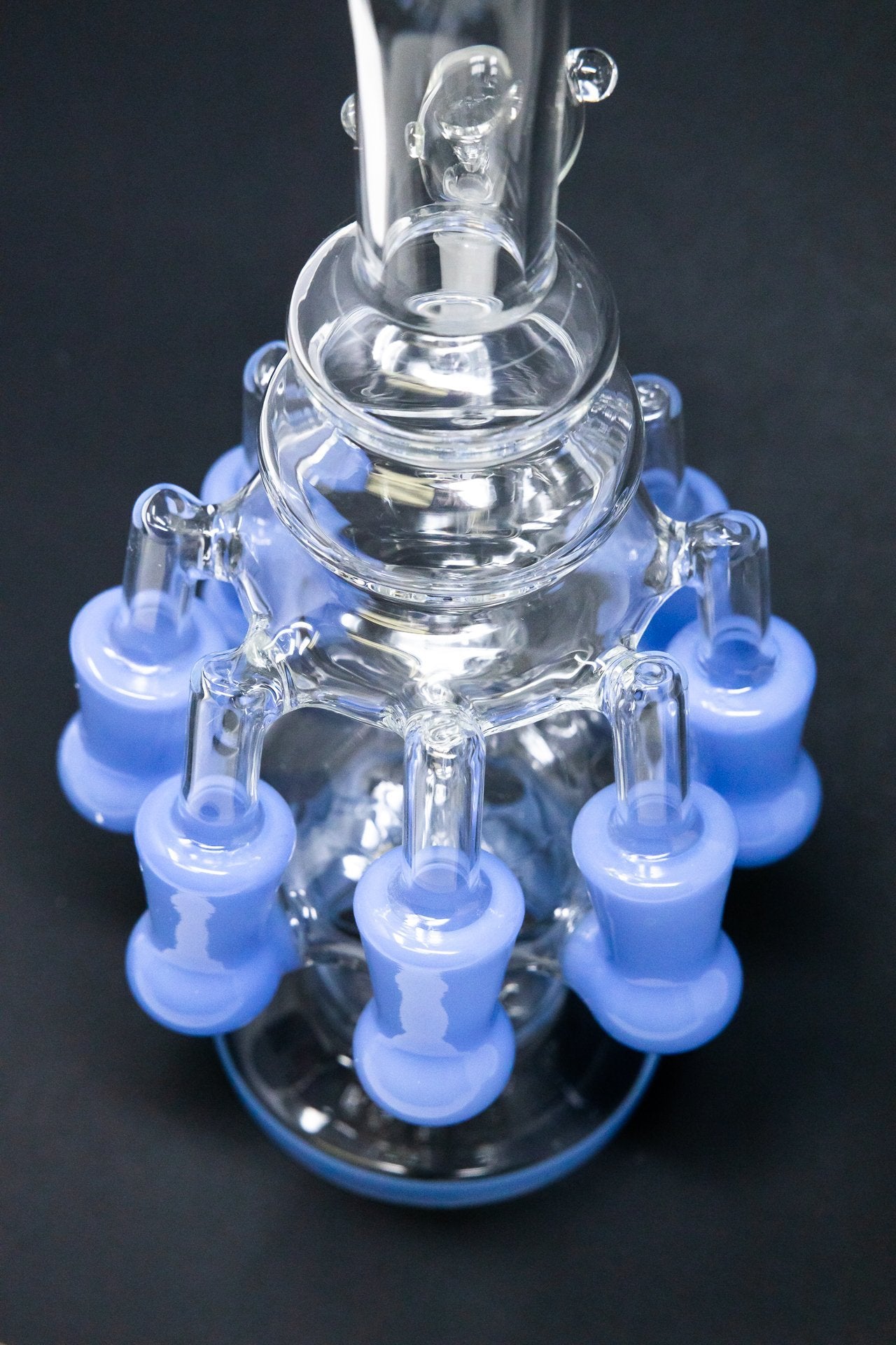 12" Seven Side Recycler Bong