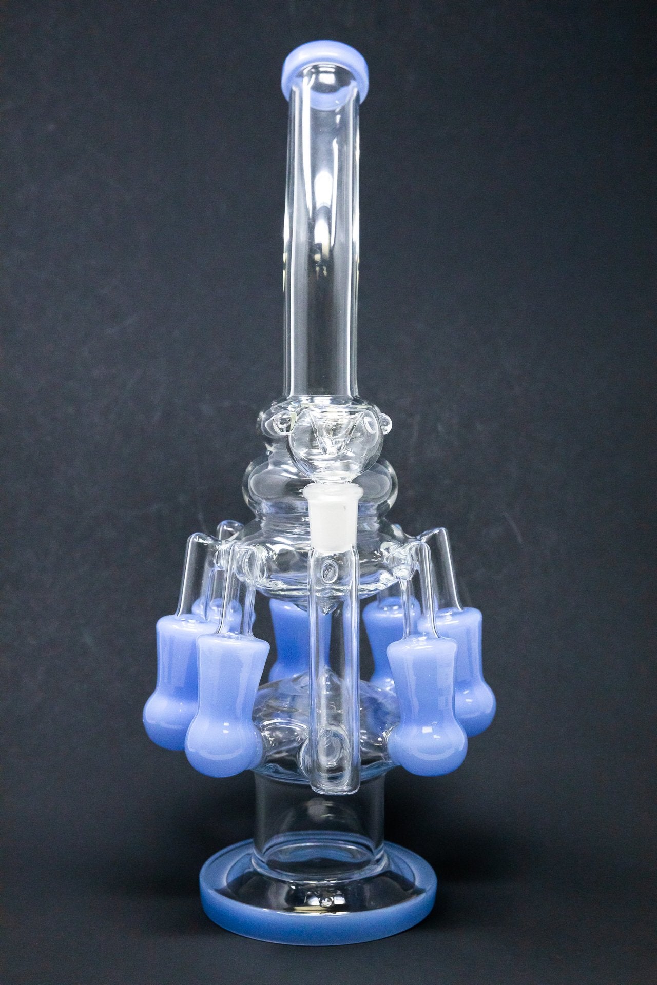 12" Seven Side Recycler Bong