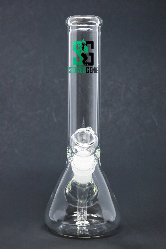 10" Classic Stoned Genie Beaker Base Bong w/ Ice Catcher