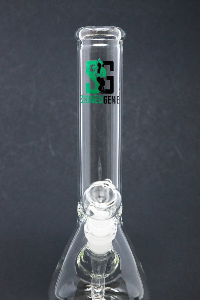 10" Classic Stoned Genie Beaker Base Bong w/ Ice Catcher