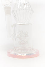 16" Pink Twisted Double Percolator w/ Splash Guard