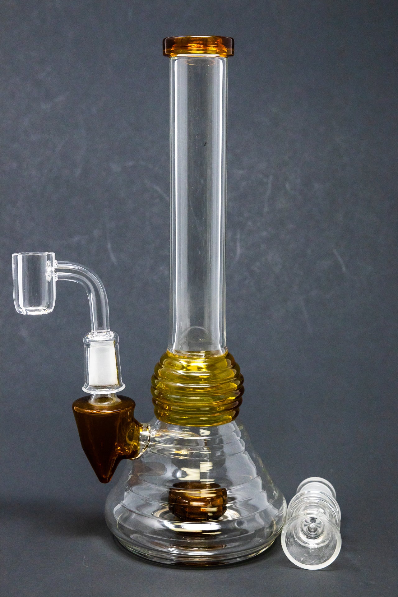 10" Yellow Multiring Dab Rig