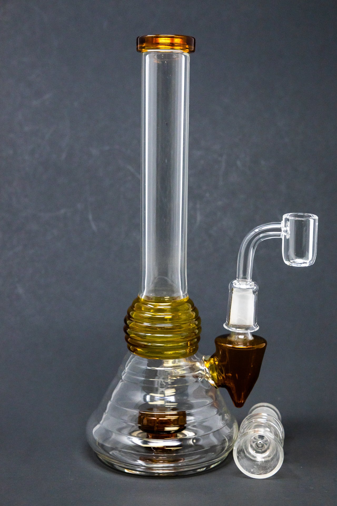 10" Yellow Multiring Dab Rig