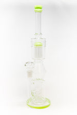 16" Lime Green Twisted Double Percolator w/ Splash Guard