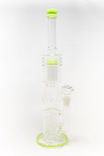 16" Lime Green Twisted Double Percolator w/ Splash Guard