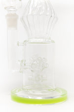 16" Lime Green Twisted Double Percolator w/ Splash Guard