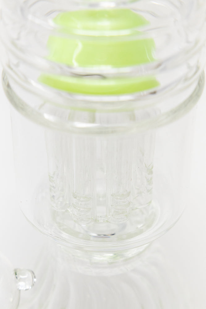 16" Lime Green Twisted Double Percolator w/ Splash Guard