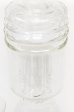 16" White Twisted Double Percolator w/ Splash Guard