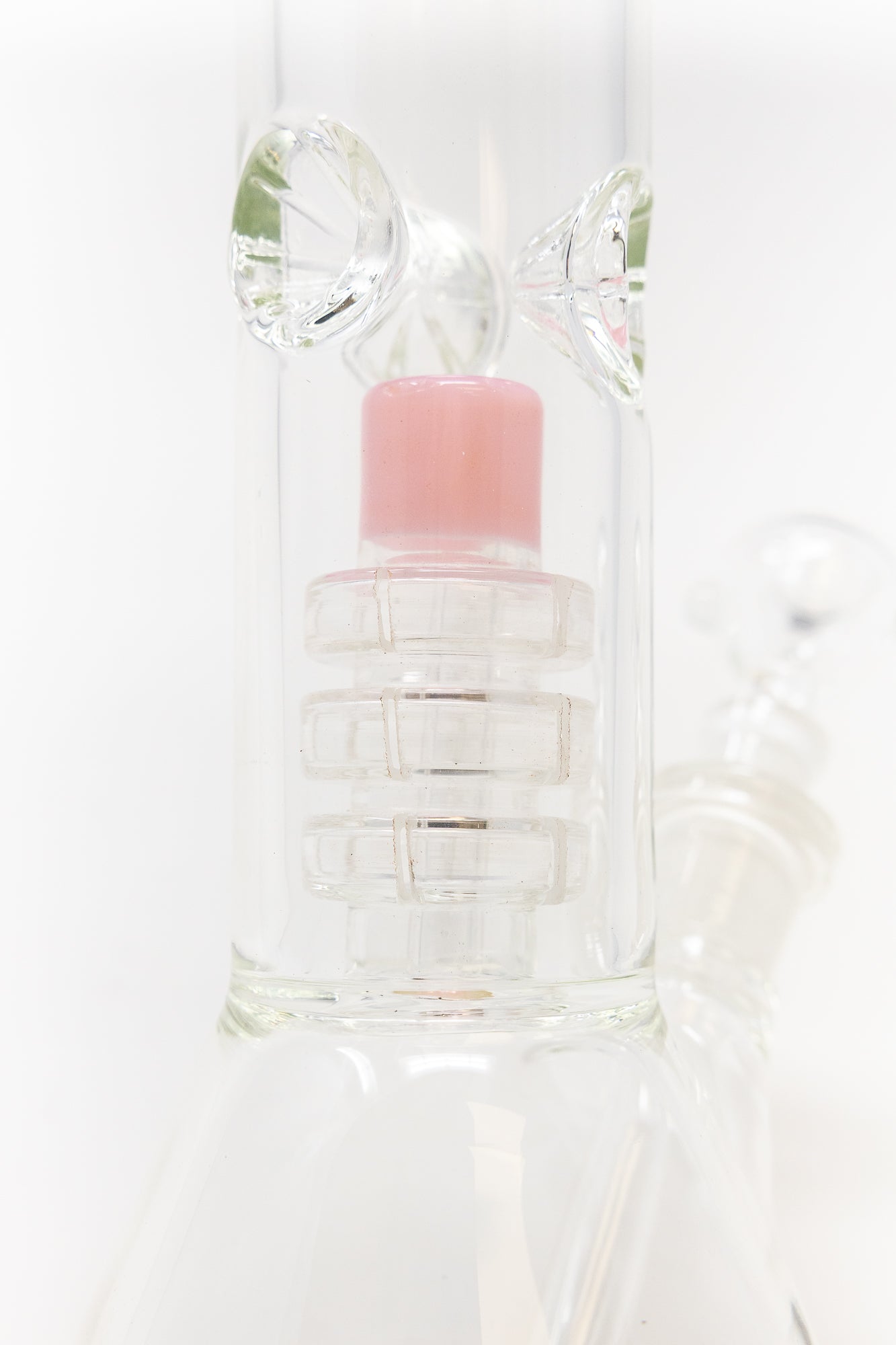 14" Pink Slime Percolator Beaker Bong w/ Ice Catcher