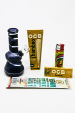 5" Black Mini Bong Combo Set