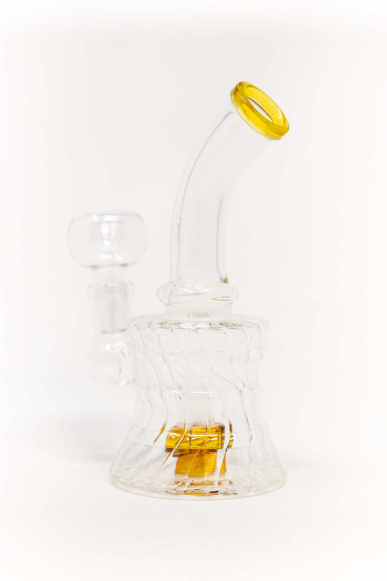 6" Diamond Base Shower Bend Bong