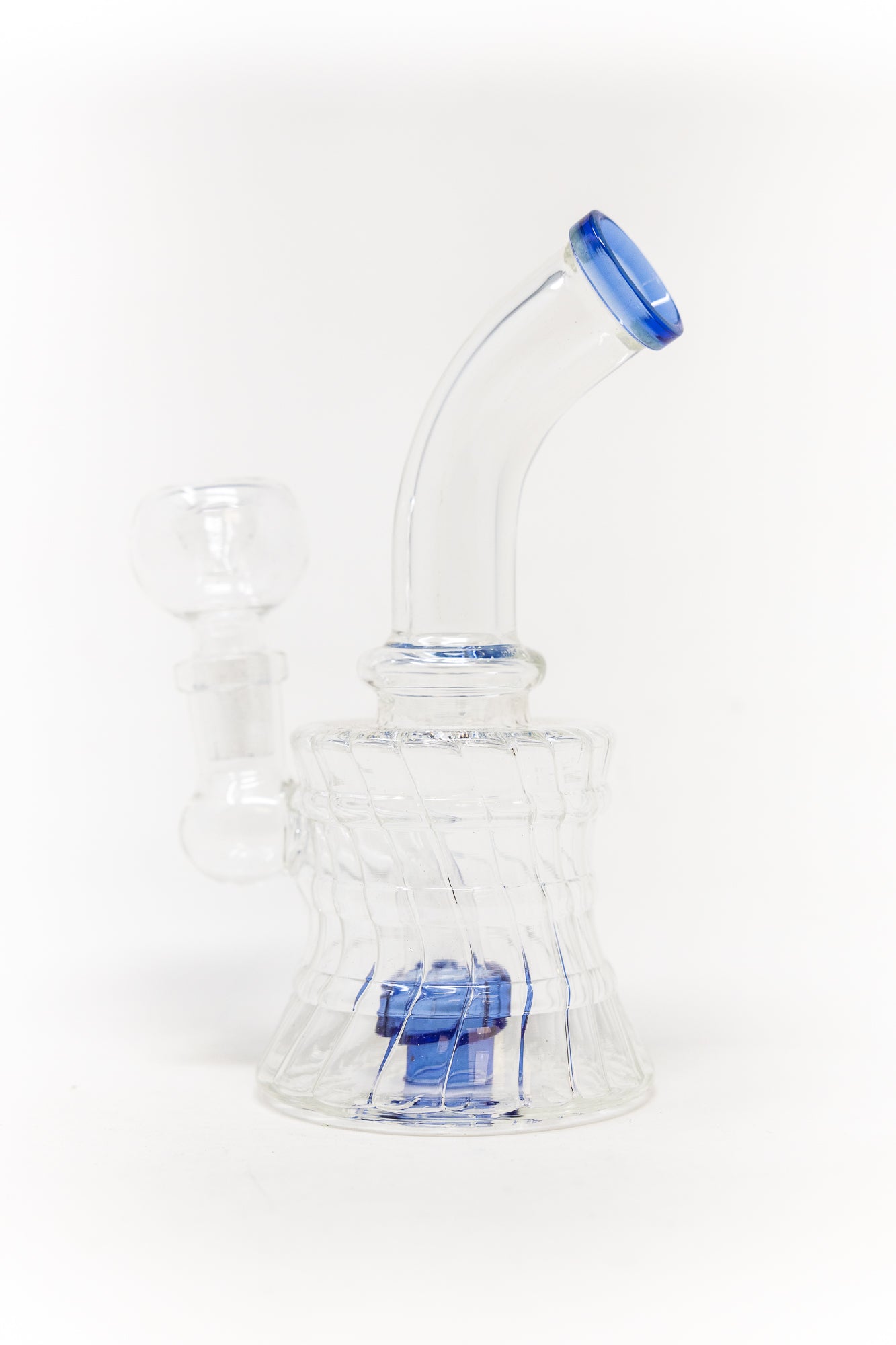 6" Diamond Base Shower Bend Bong