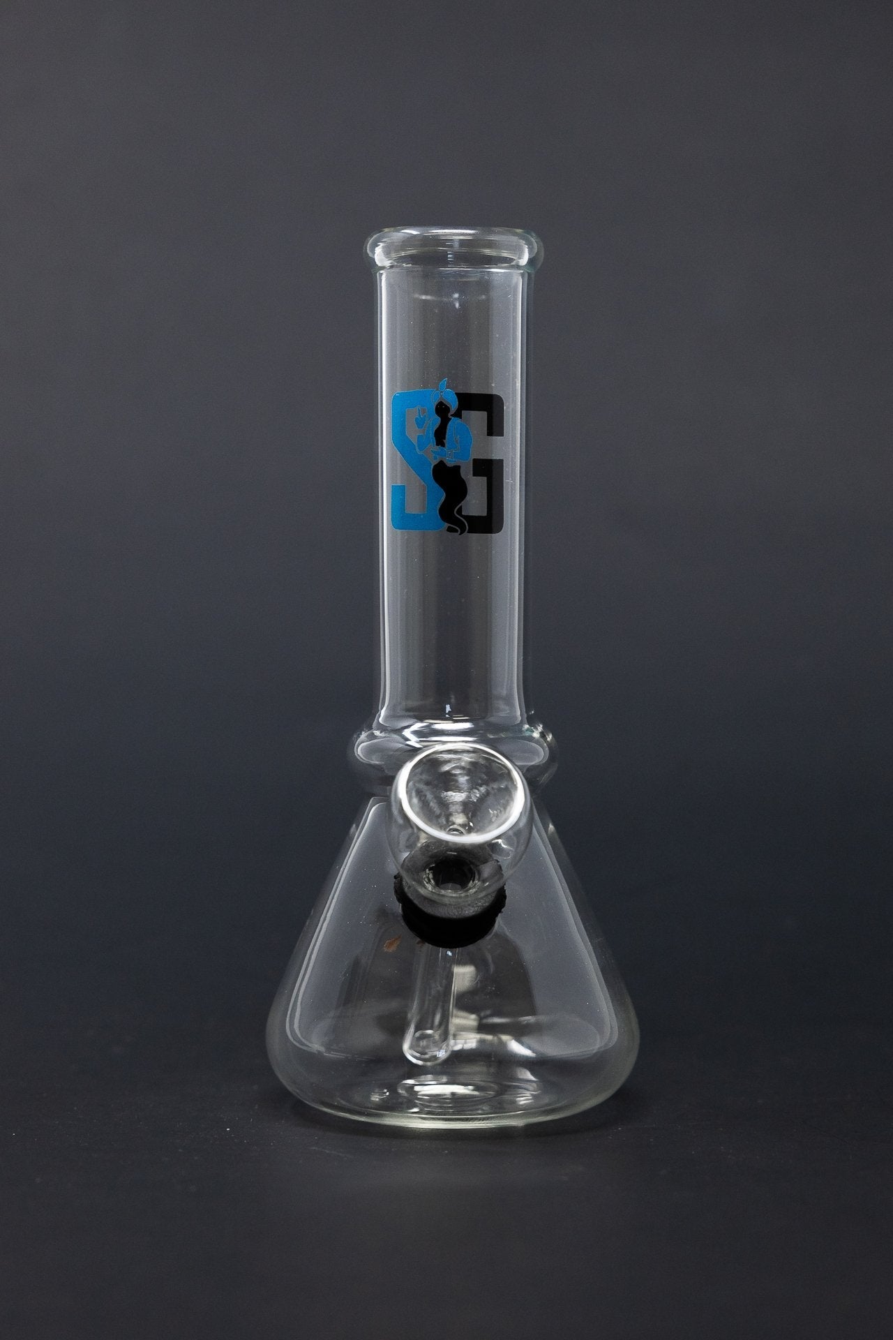 6” Stoned Genie Beaker Base Bong w/ Carb Hole