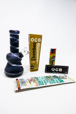 5" Black Mini Bong Combo Set