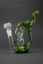7" Twisted Glass Bubbler w/ Pull out Bowl