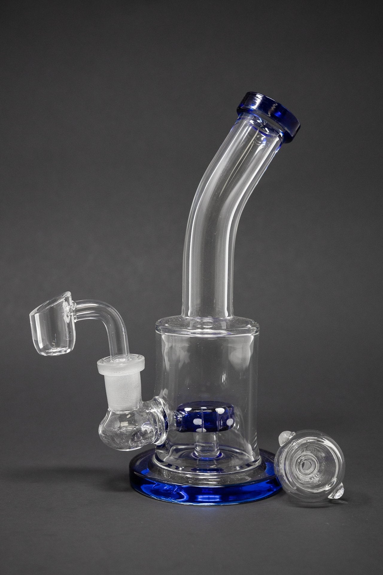 7" Shower Bend Tortoise Perk Dab Rig