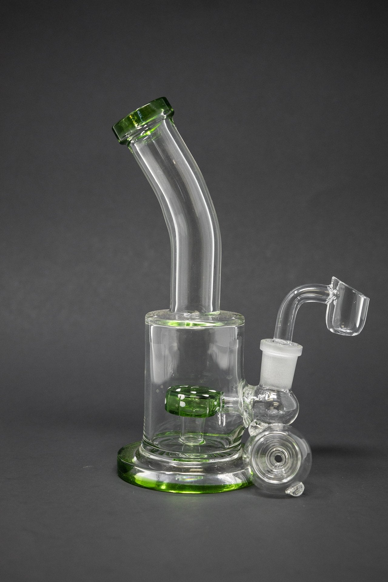 7" Shower Bend Tortoise Perk Dab Rig