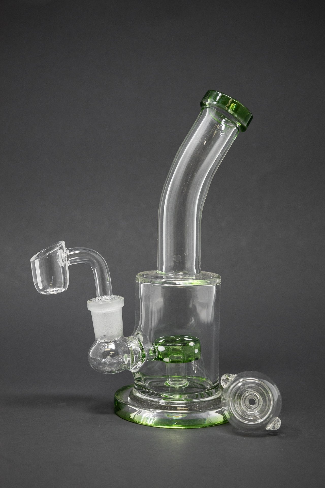 7" Shower Bend Tortoise Perk Dab Rig