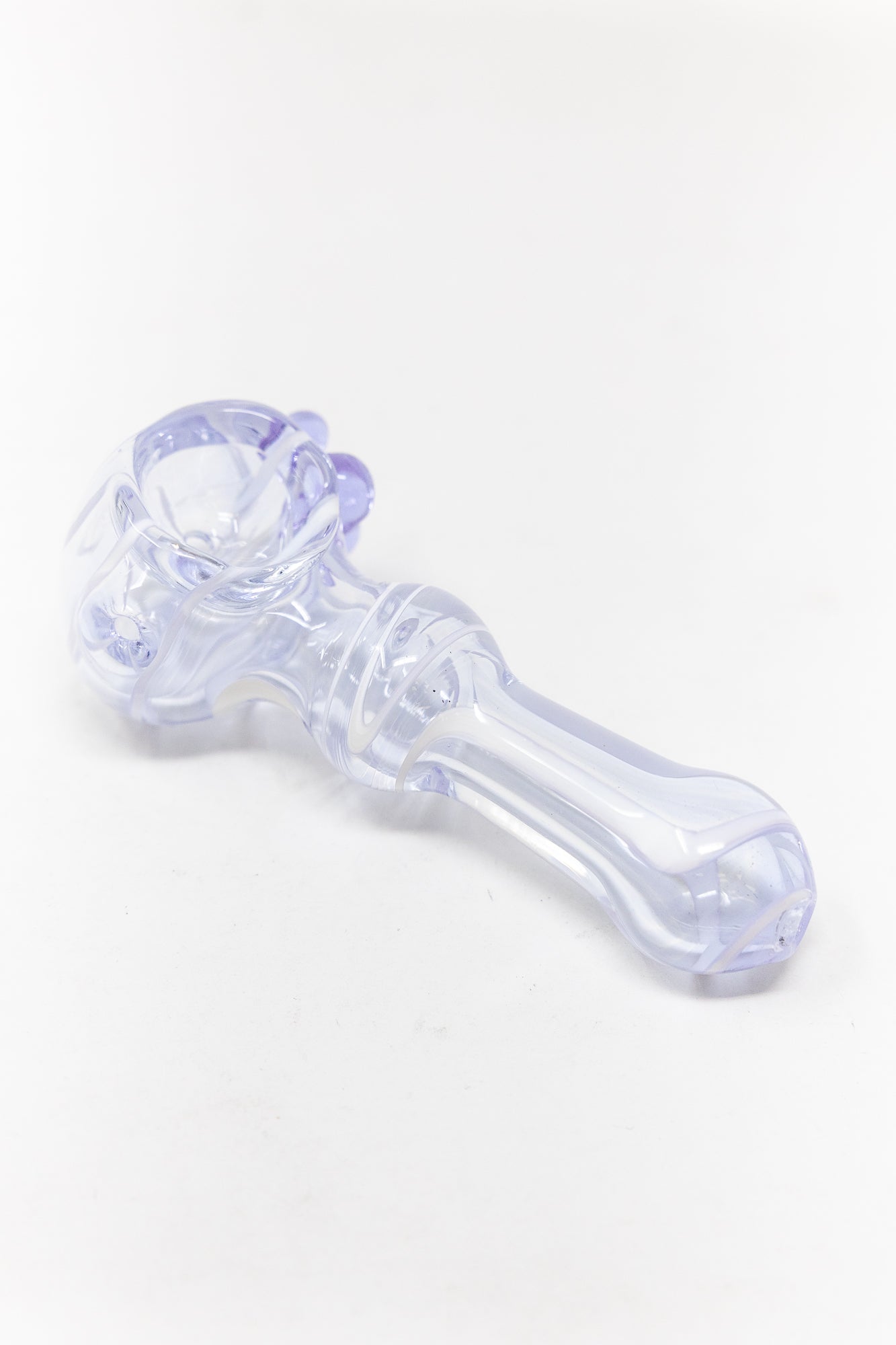 3.5" Purple Zig Zag Pipe