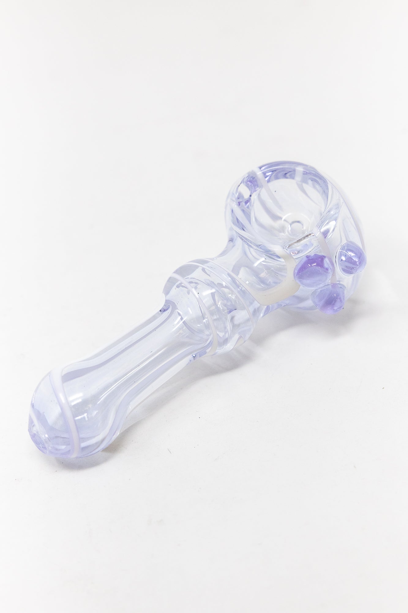 3.5" Purple Zig Zag Pipe