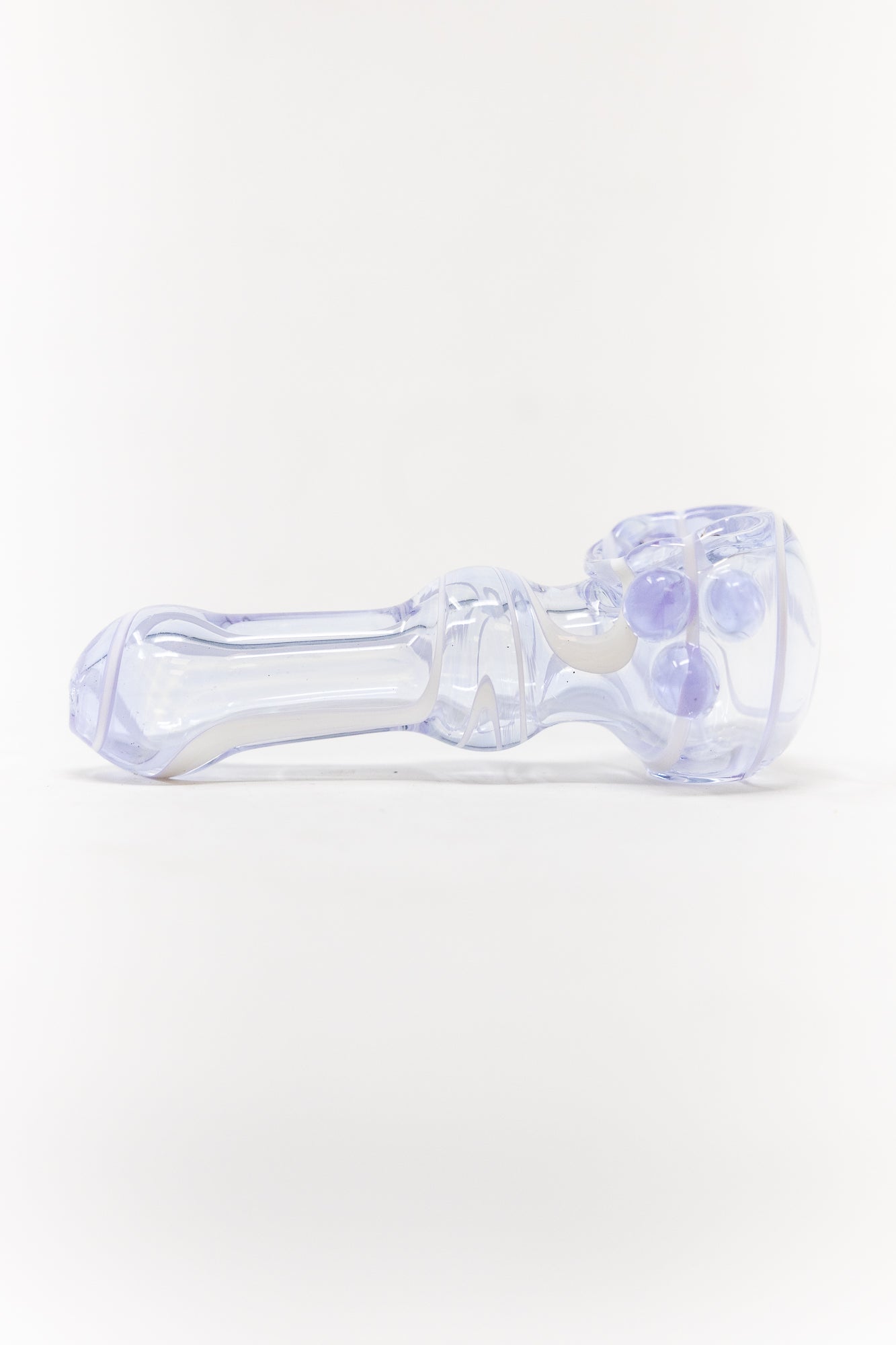 3.5" Purple Zig Zag Pipe